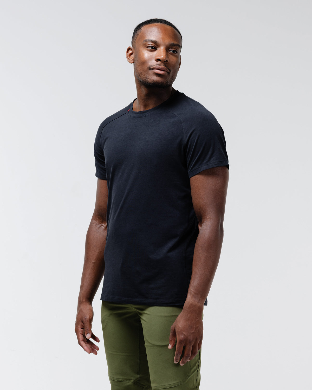 Black Crest Icon Crew T-Shirt