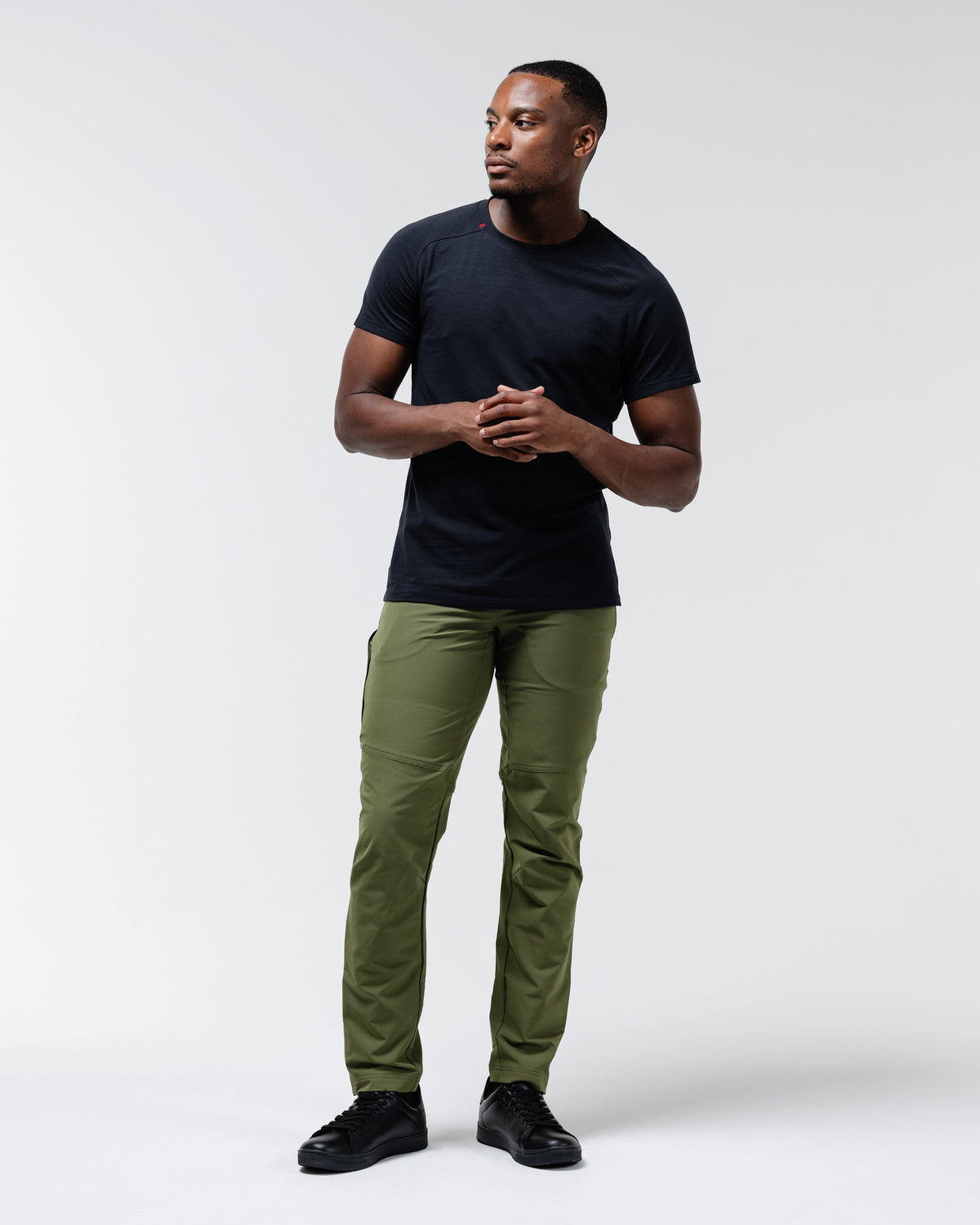 Black Crest Icon Crew T-Shirt