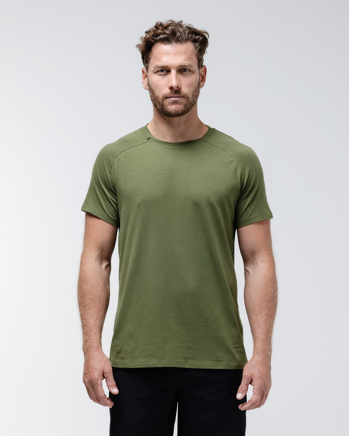 Black Crest Icon Crew T-Shirt