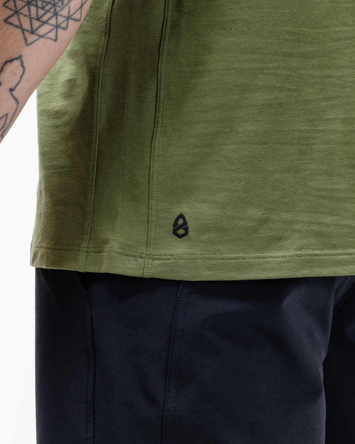 Black Crest Icon Crew T-Shirt
