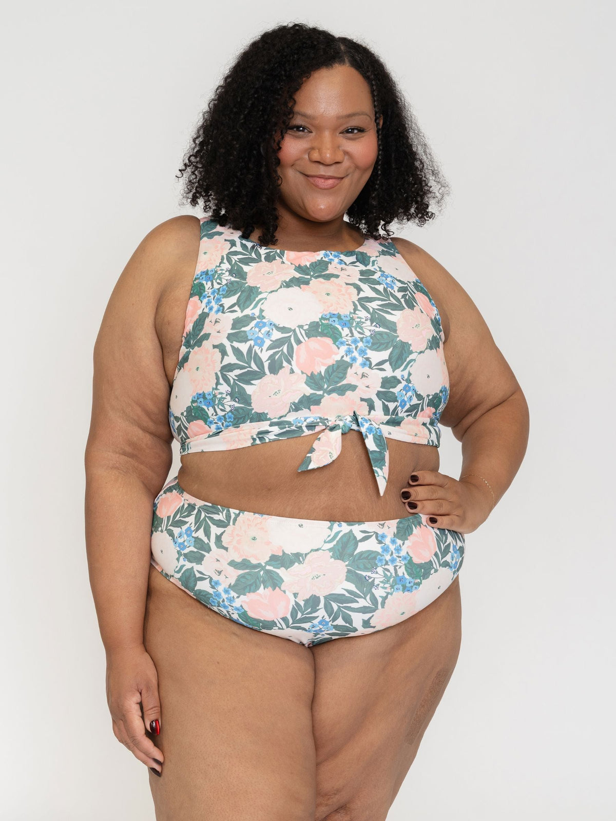 Parte inferior de bikini Bouquet de Lime Ricki