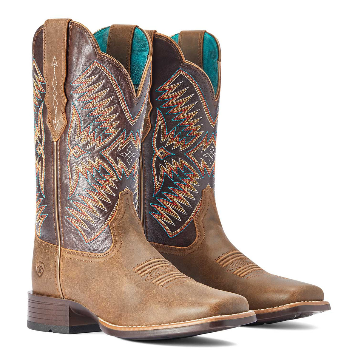 Jeffers - Ariat Women's Odessa StretchFit Western Boot, Fateful Brown - 6.5 - Fateful Brown