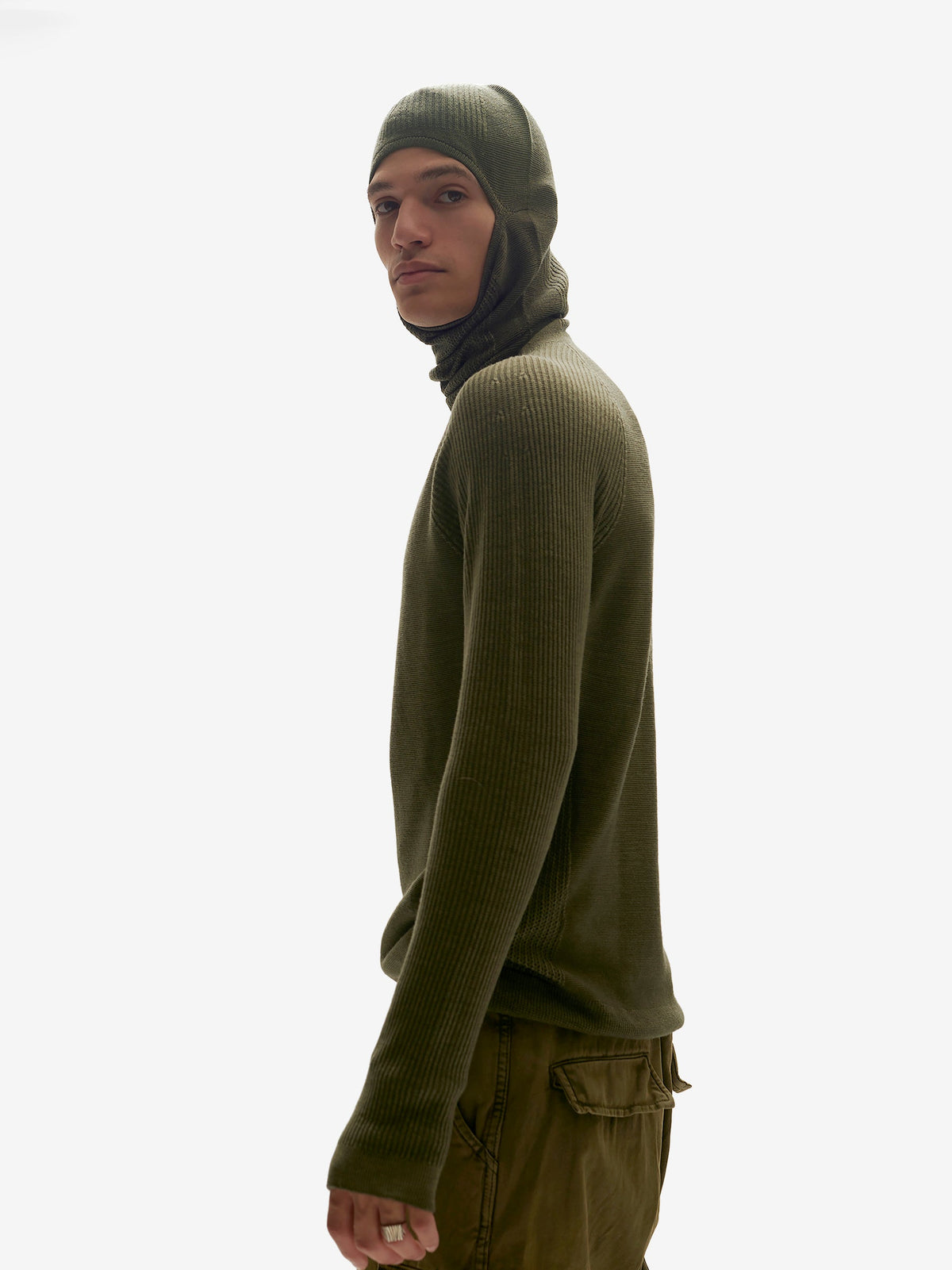 Suéter con pasamontañas Holden Outerwear - Verde piedra