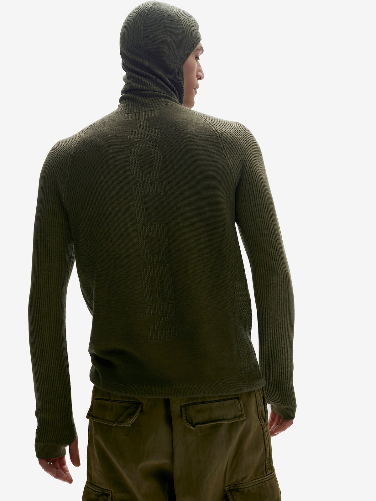 Suéter con pasamontañas Holden Outerwear - Verde piedra