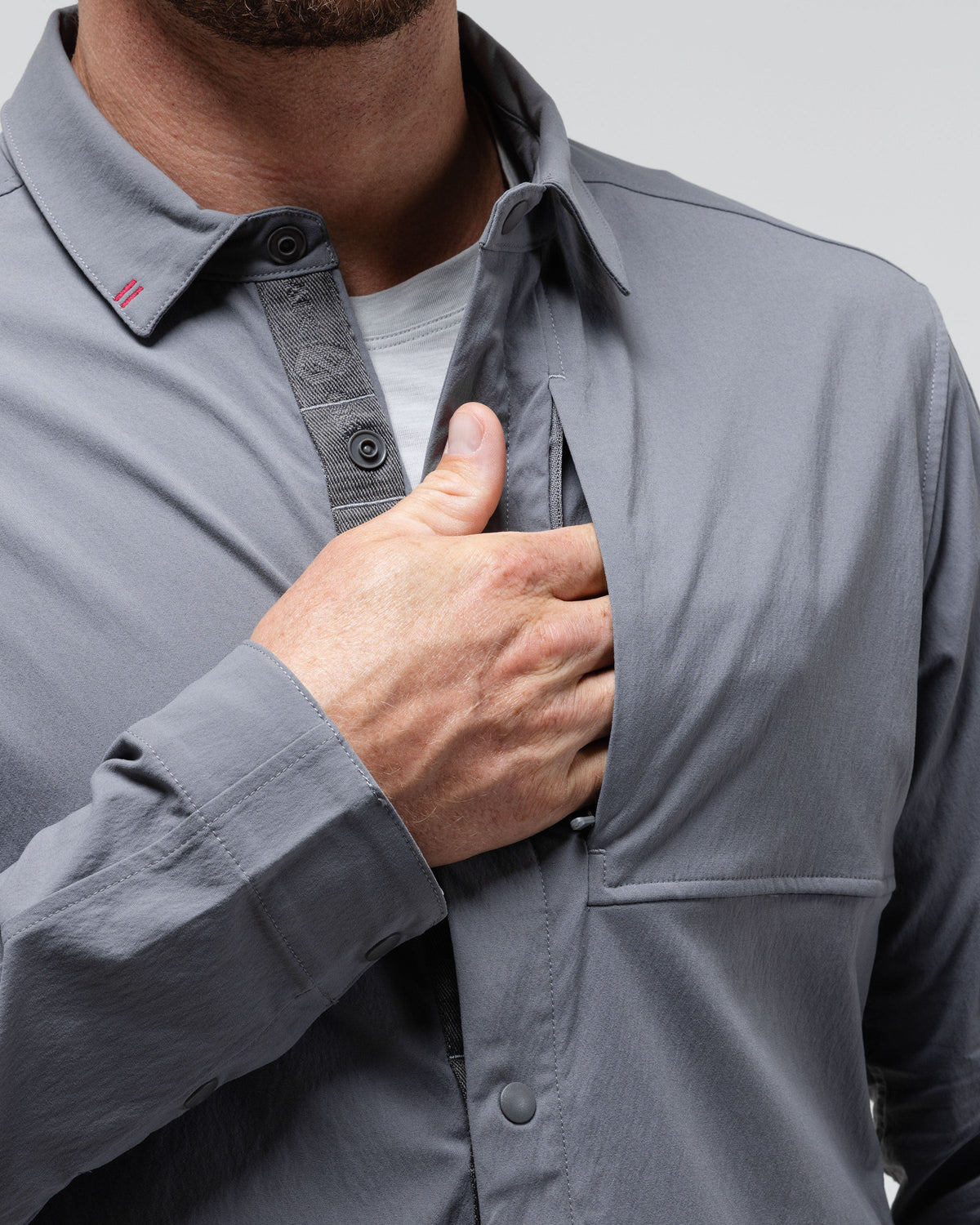 Camisa Refuge para hombre Black Crest