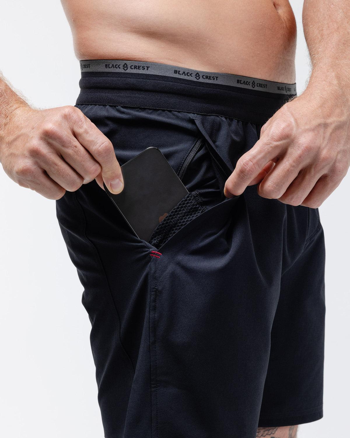 Black Crest Men's Interval Shorts