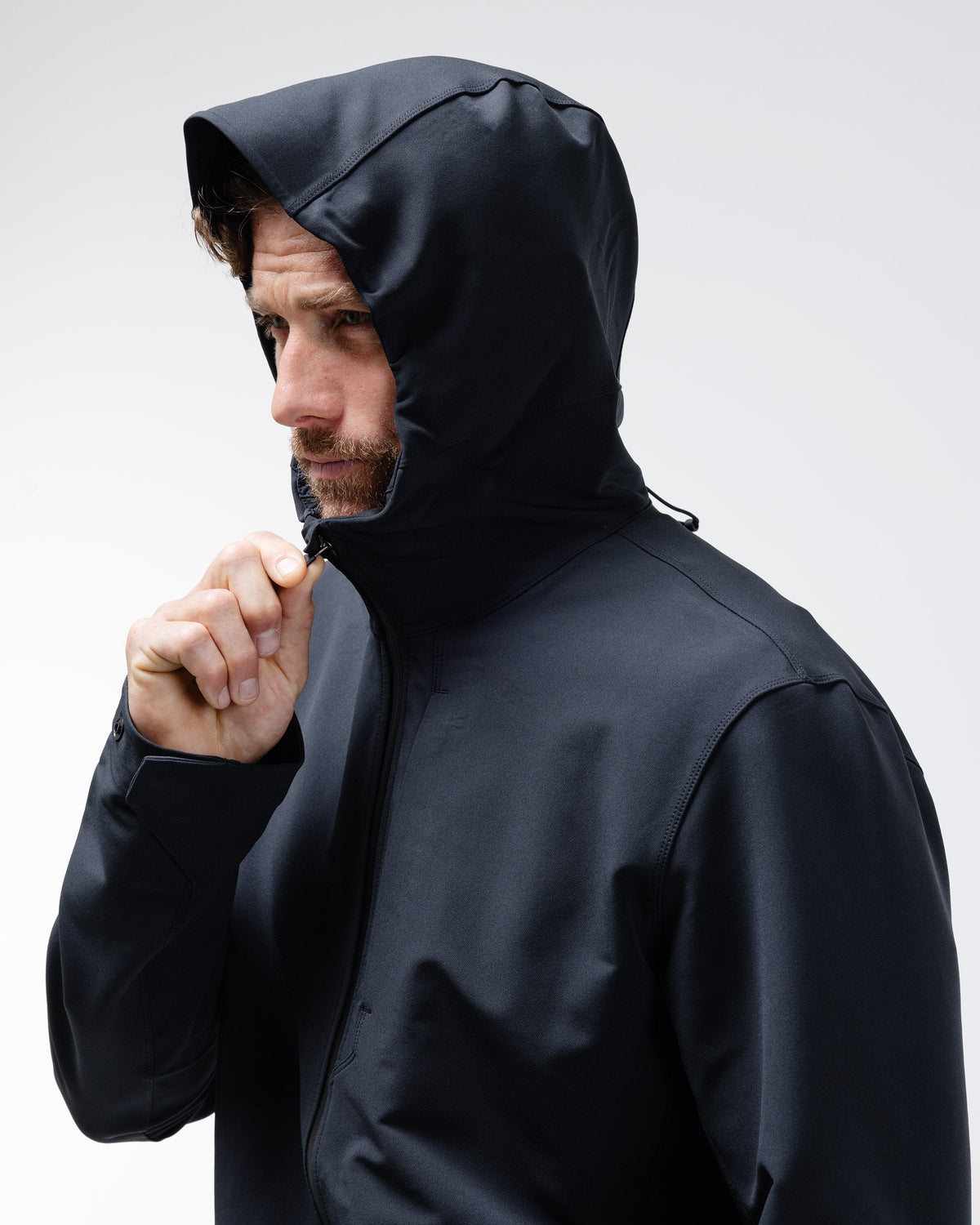 Schwarze Crest Midtown Jacke
