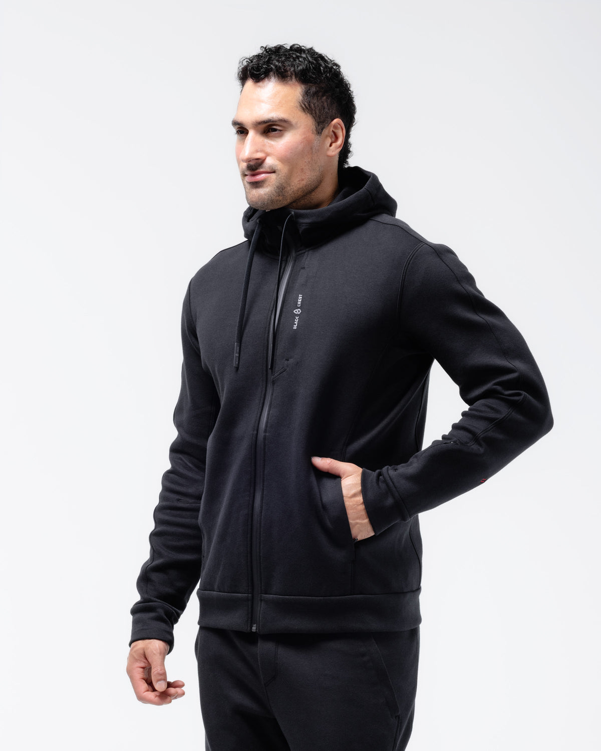 Sudadera con cierre completo Black Crest Velocity