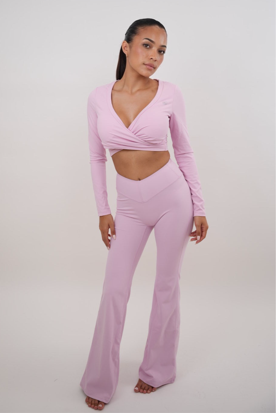 Kimith Women's I Am Present Flare Leggings