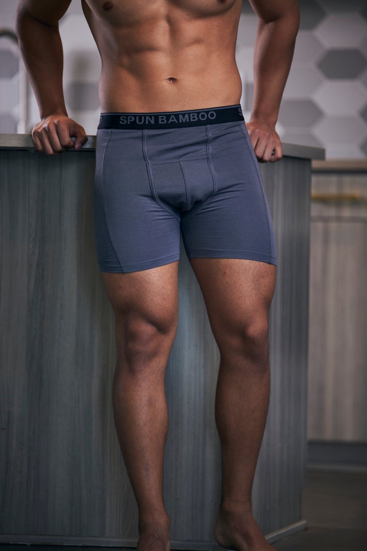 Boxershorts aus gesponnenem Bambus