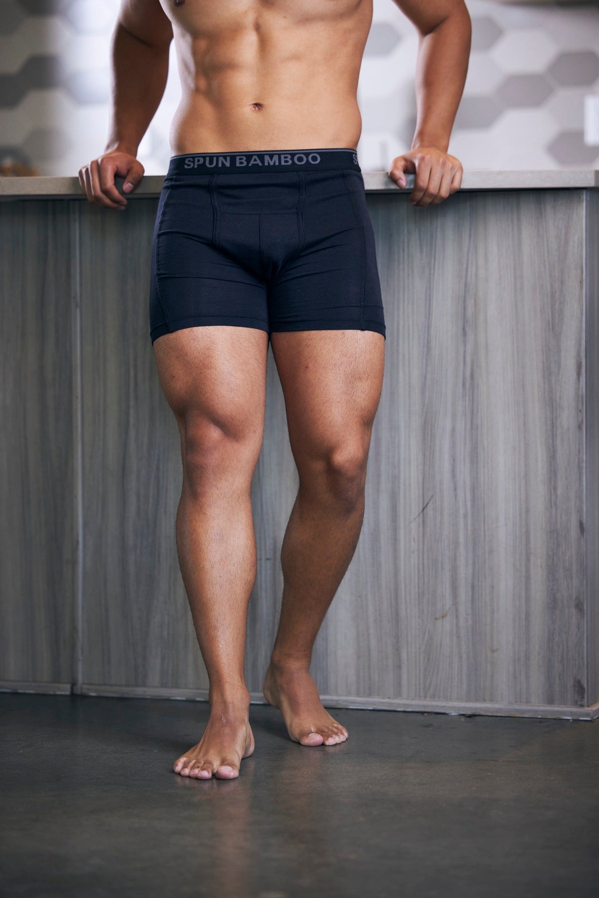Boxershorts aus gesponnenem Bambus
