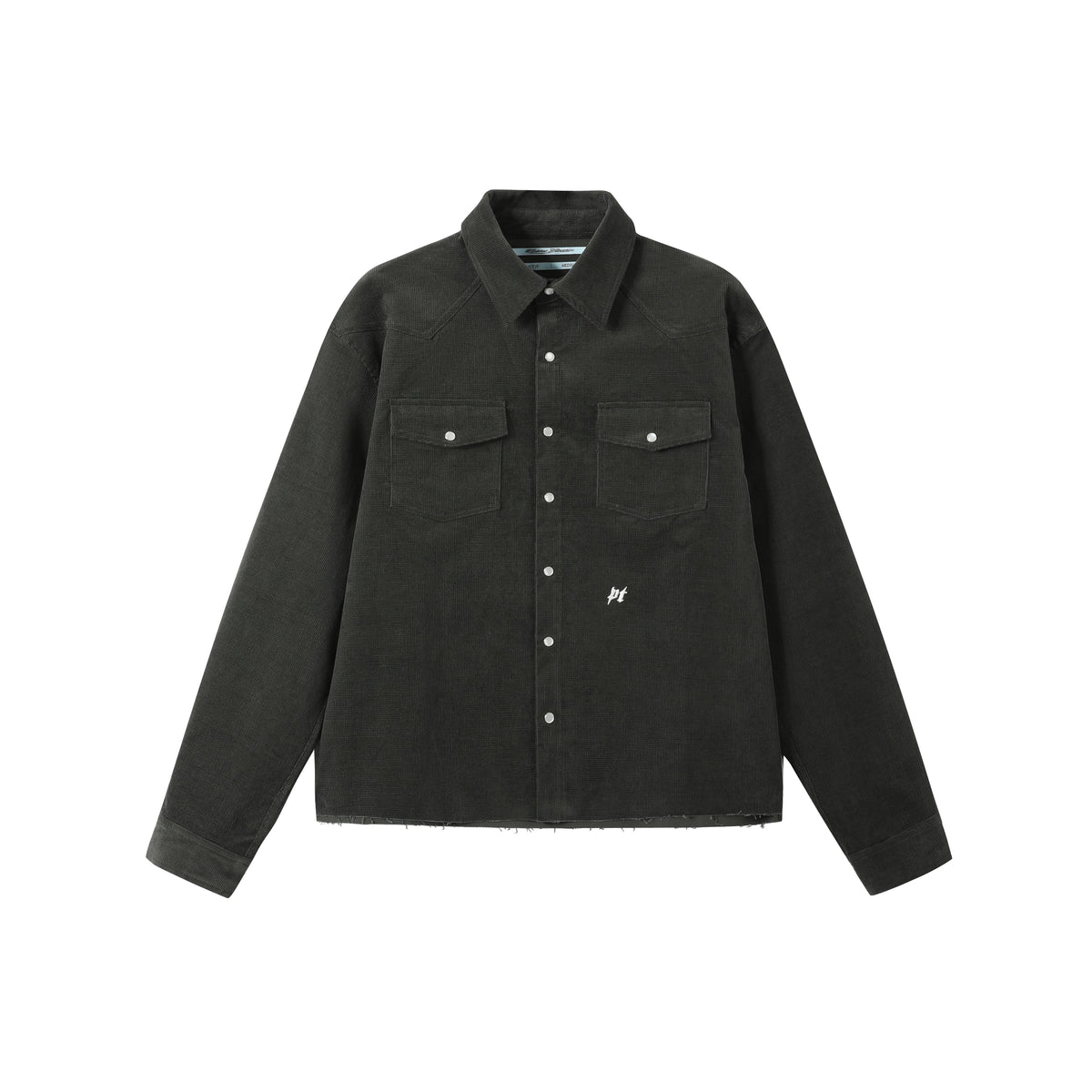 Puppet-Theater Chopped Heavy Waffle Corduroy Western Shirt