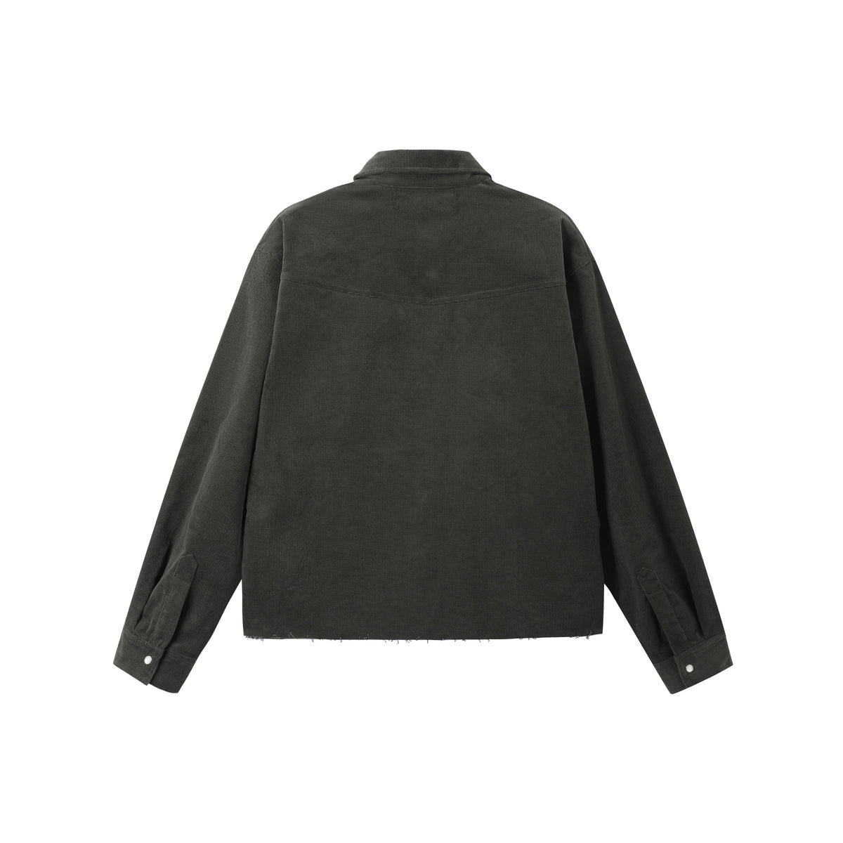 Puppet-Theater Chopped Heavy Waffle Corduroy Western Shirt