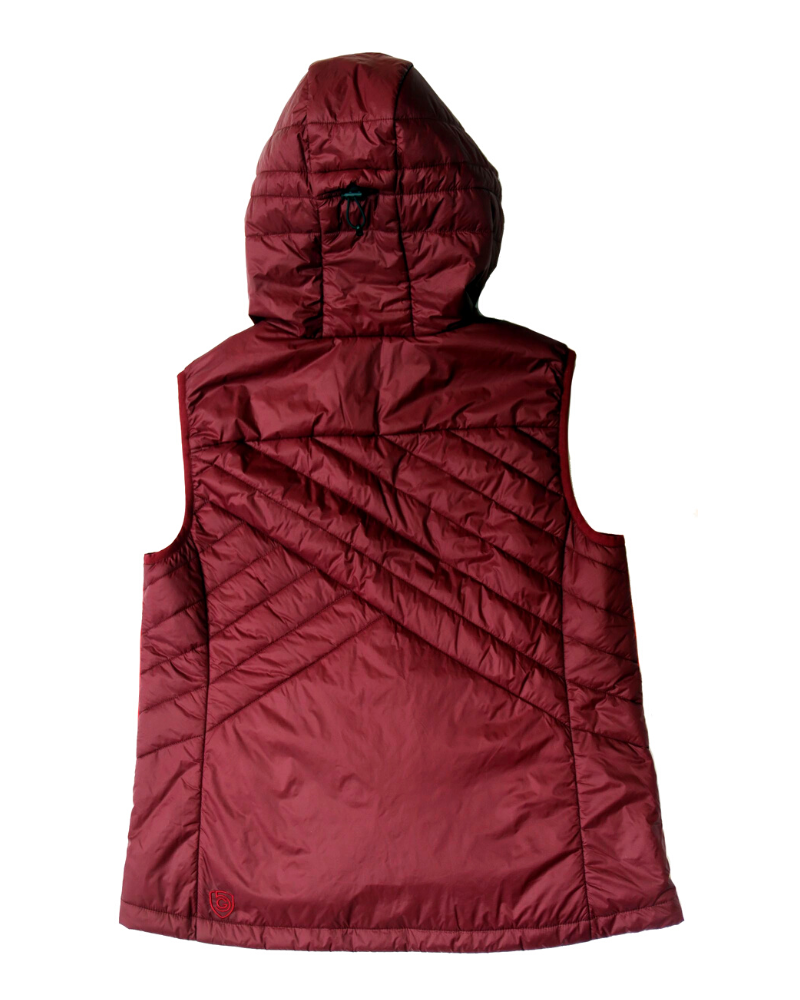Goal Five Powerstripe Eco-Friendly Down Hooded Vest