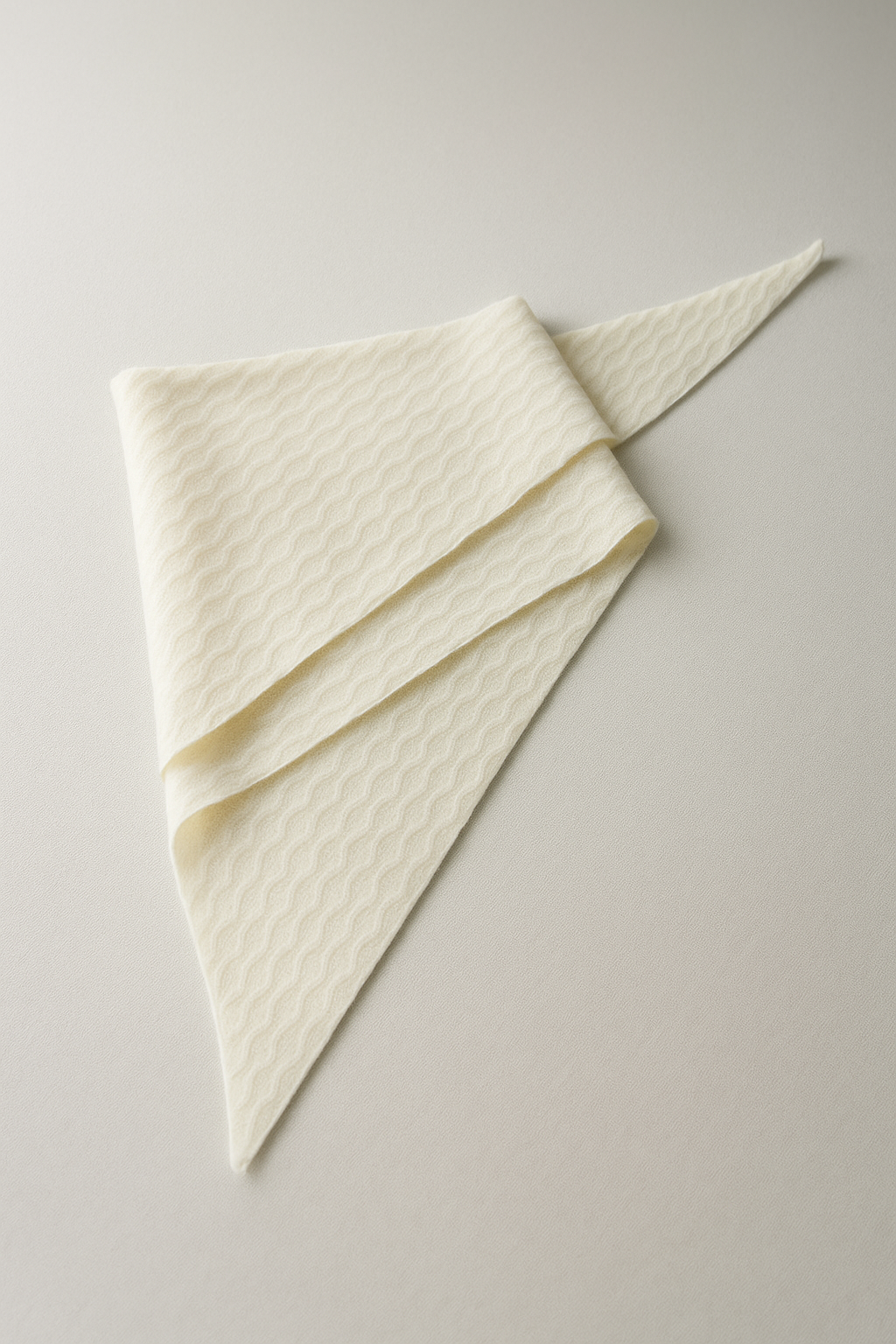 Bufanda triangular de punto Silverlyne