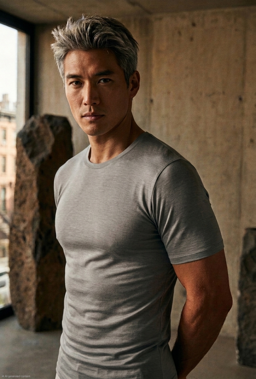 Angora and Wool | Short sleeve base layer shirt (Men's)