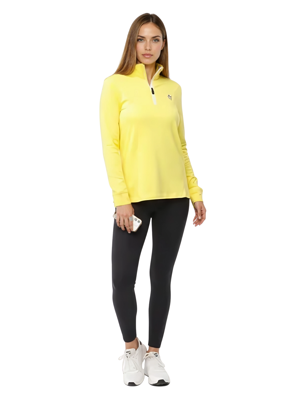 Pull zippé 1/4 pour femme Bar Harbor de White Water Life