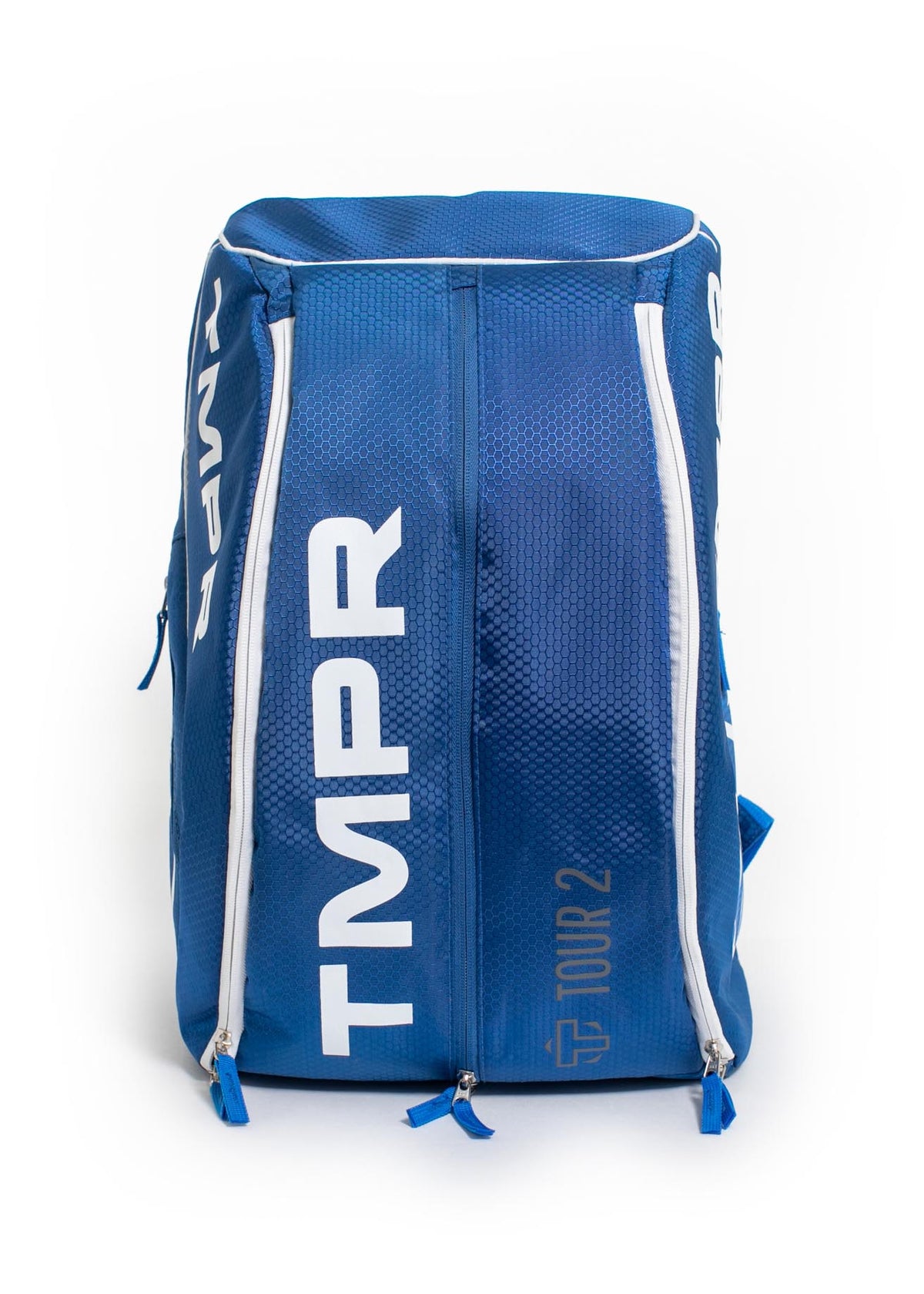 TMPR Sports - Tmpr Sports Tour 2 Backpack Pickleball Gear Bag - Blue/White - View 2