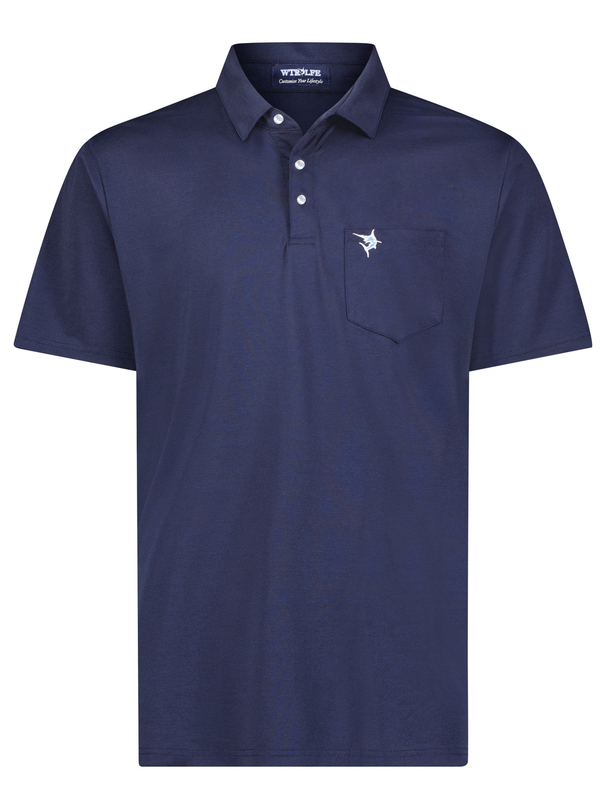 Polo à poche White Water Life Charleston Multi Blend