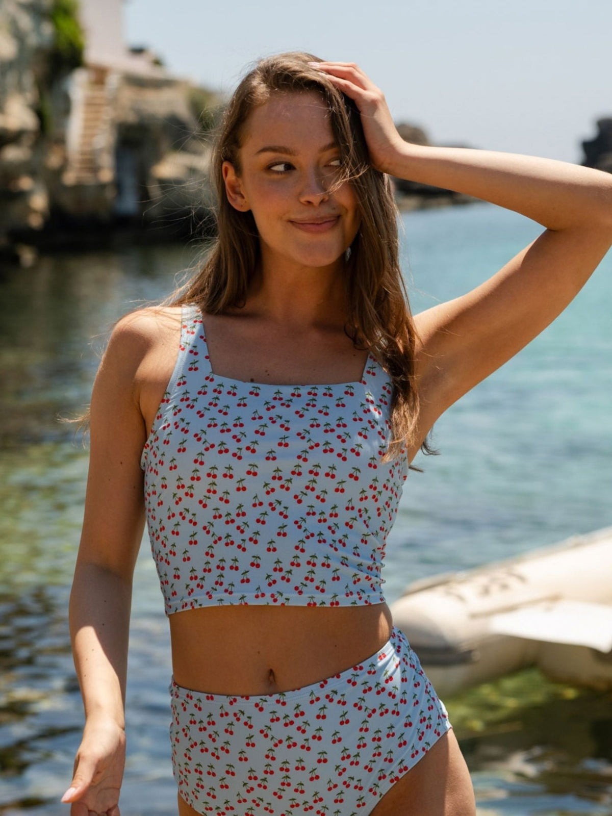 Top Tankini de Cerezas Lime Ricki