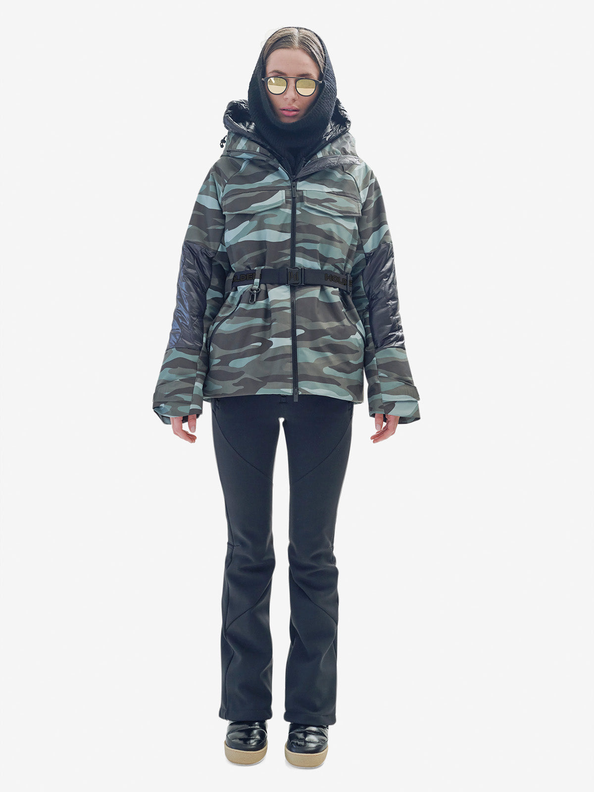 Parka con cinturón Holden Outerwear en estampado Zea Camo