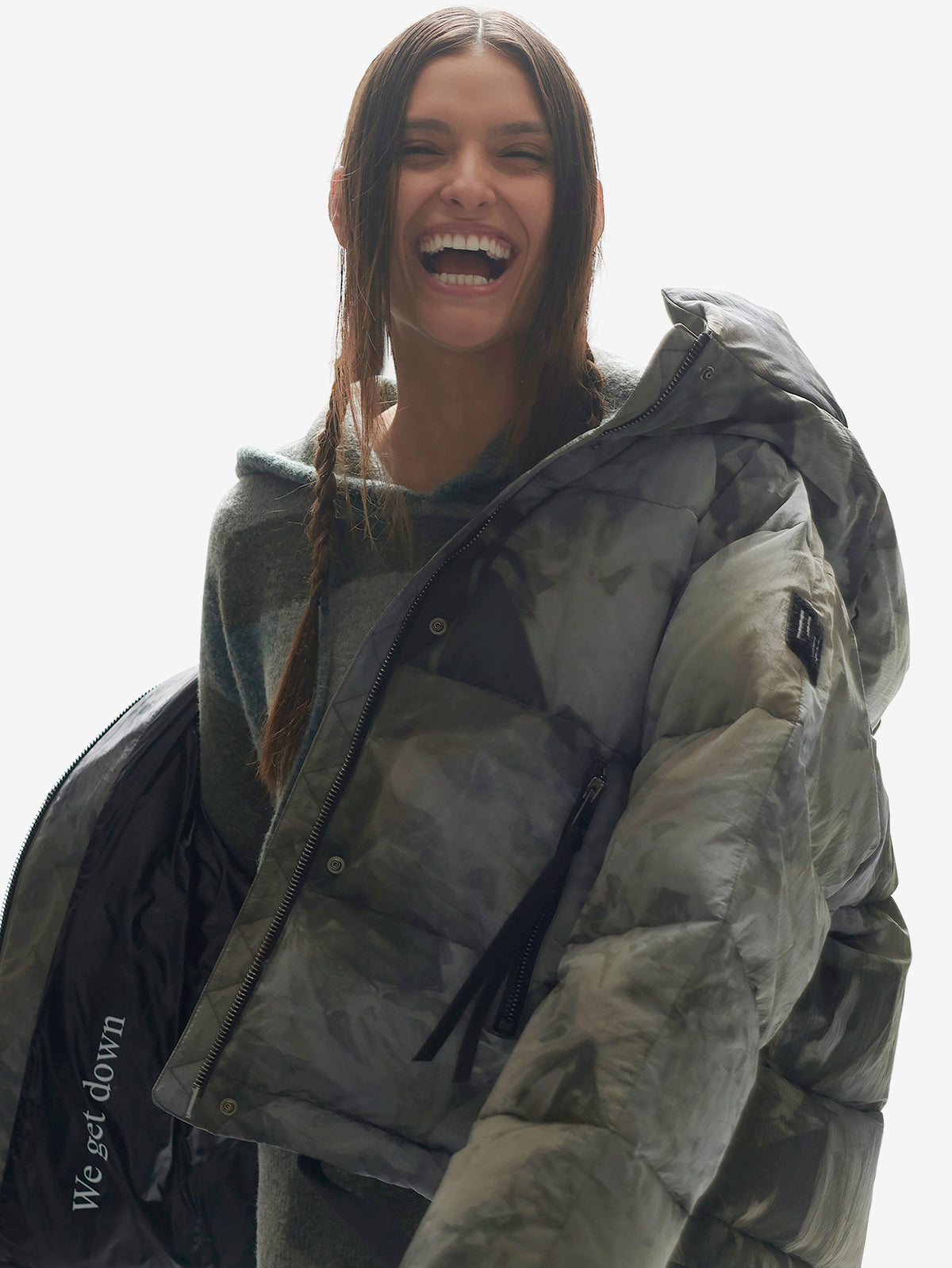 Holden Outerwear Kurze Daunenjacke - Rekall Tie