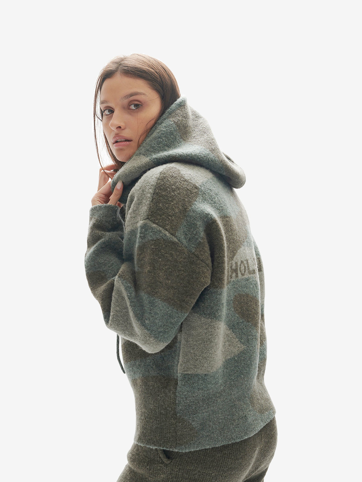 Sudadera con capucha Holden Outerwear Chalet en camuflaje verde
