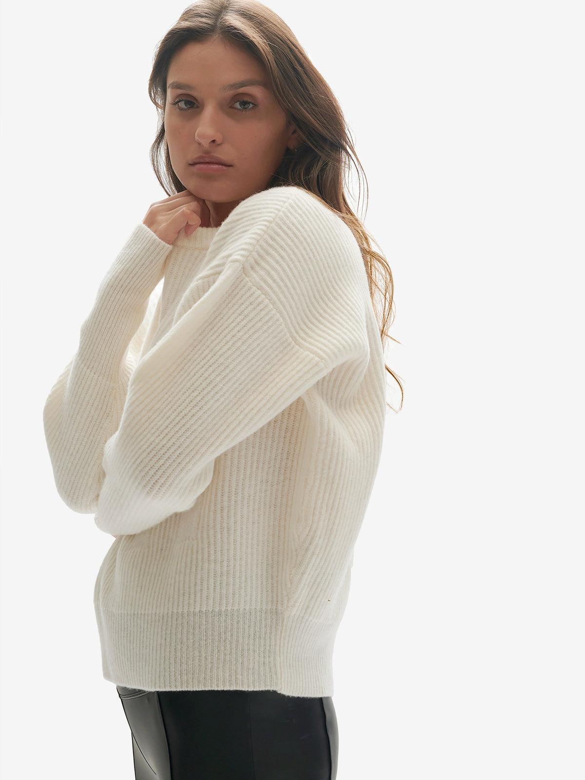 Holden Outerwear Wool Icon Pullover - Soft Cream