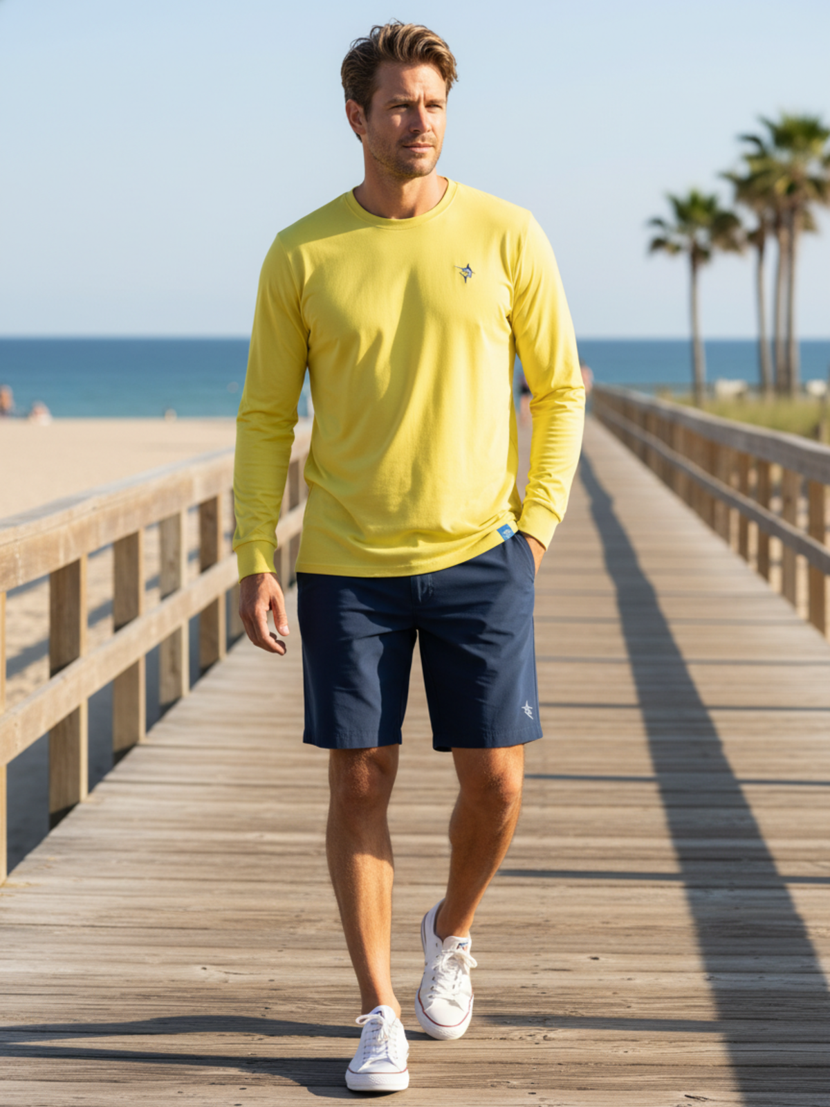 White Water Life Dockside Performance Long Sleeve Shirt