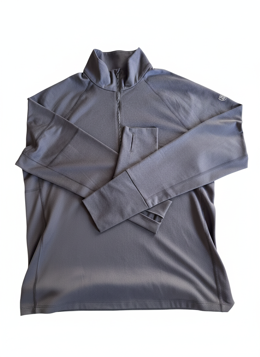 Goal Five Foudy Mid-Weight Long Sleeve Half Zip Top
