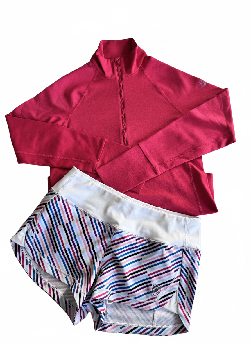 Goal Five Foudy Mid-Weight Long Sleeve Half Zip Top