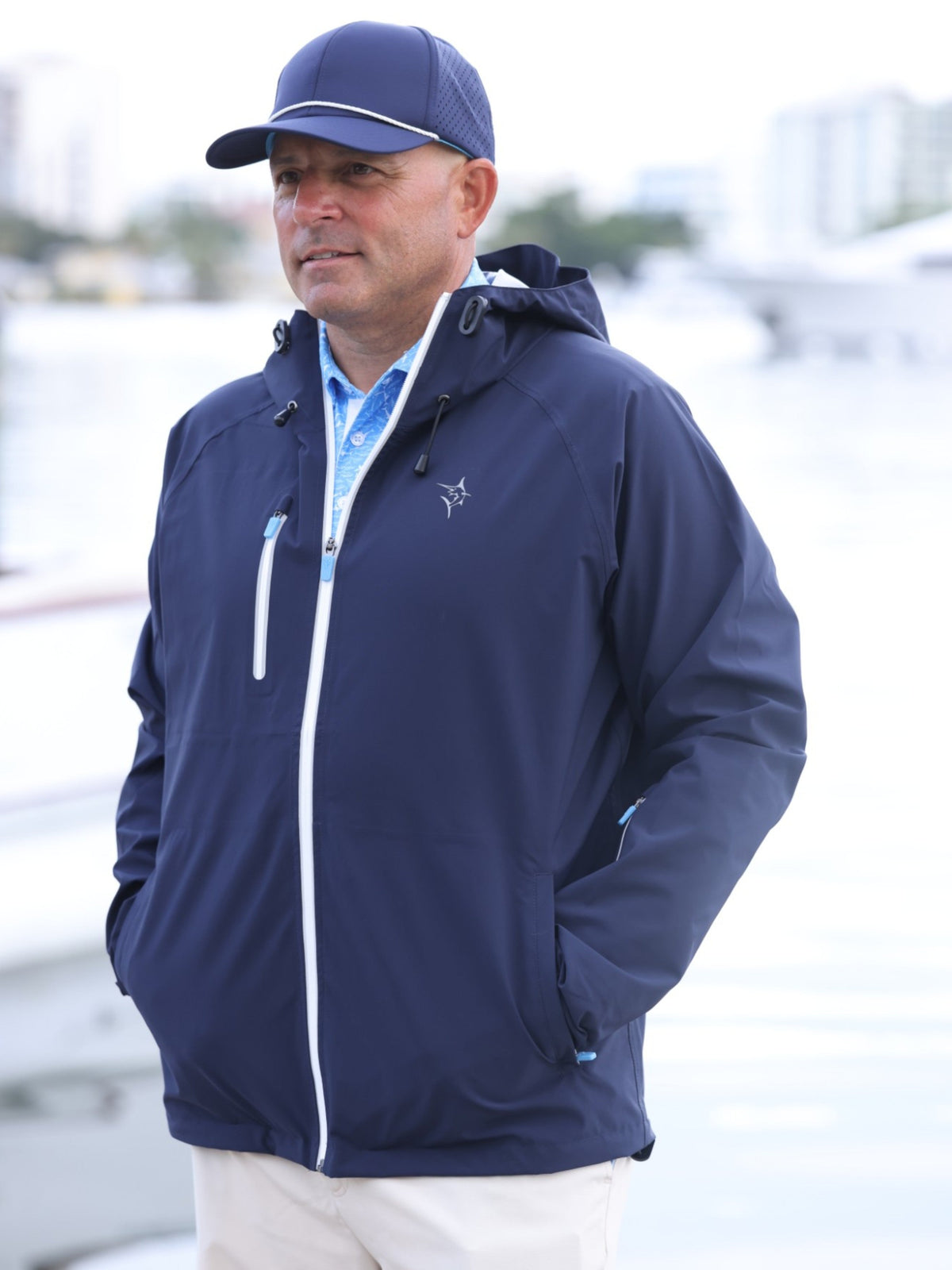 Chaqueta impermeable White Water Life Grand Banks
