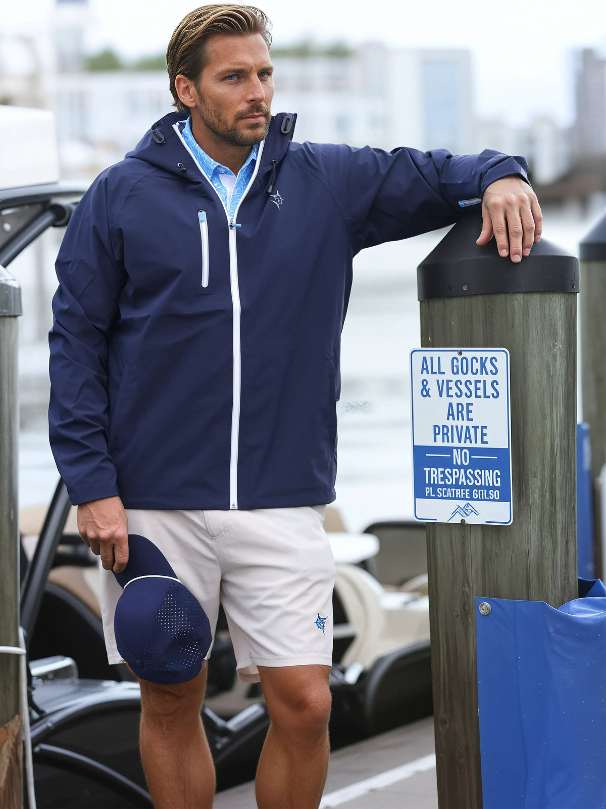 Chaqueta impermeable White Water Life Grand Banks