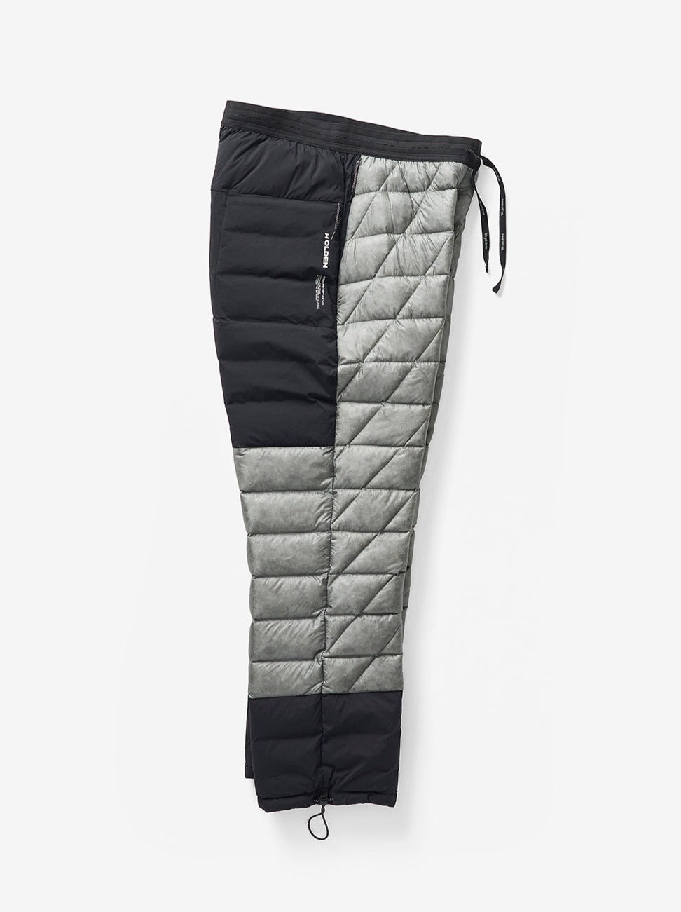 Pantalón de sudadera híbrido de plumón Holden Outerwear en gris pizarra