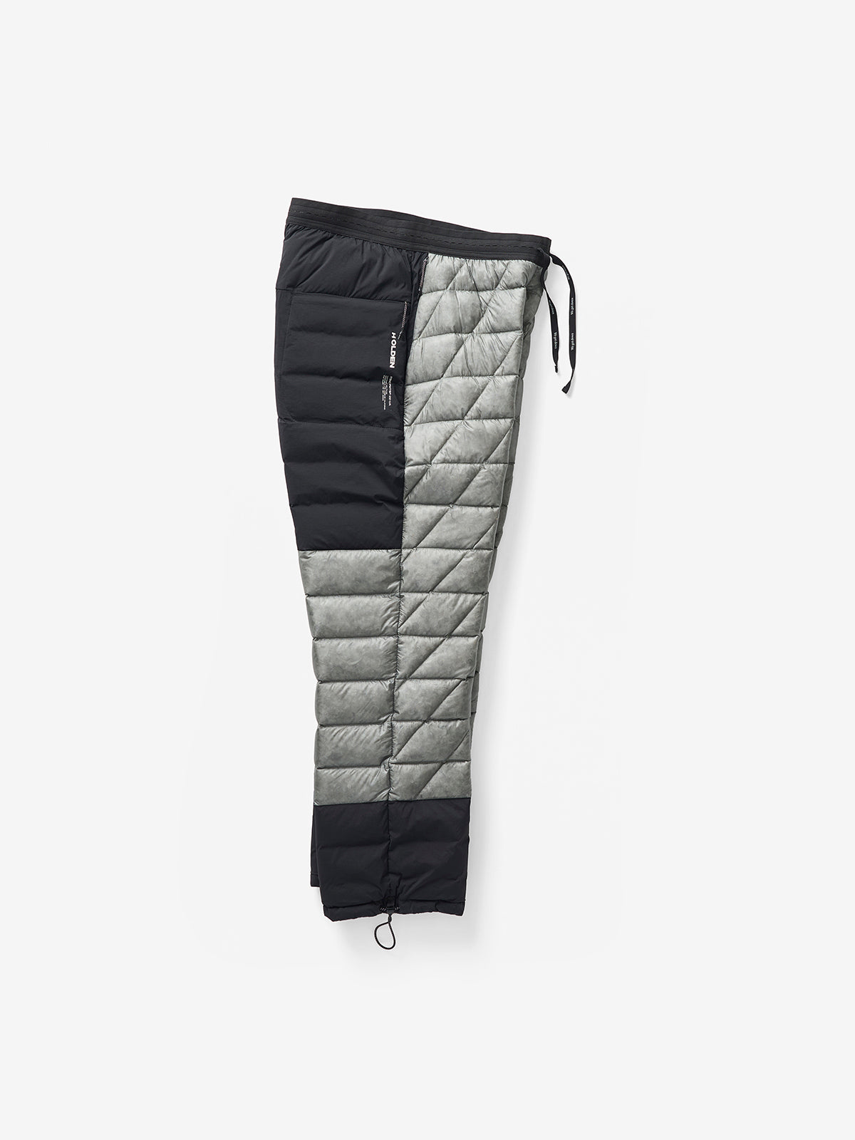 Holden Outerwear Hybrid Daunen-Jogginghose in Schiefergrau