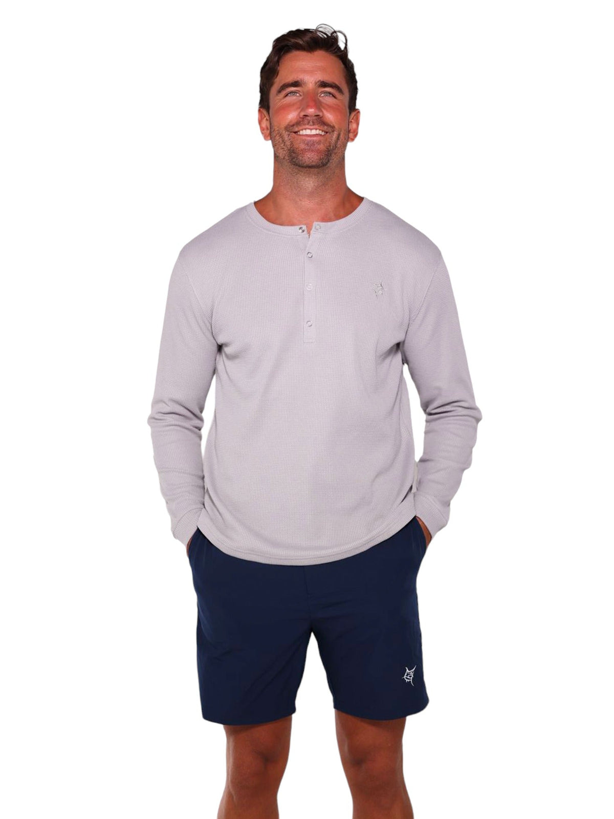 Camiseta térmica de manga larga Mystic Henley de White Water Life