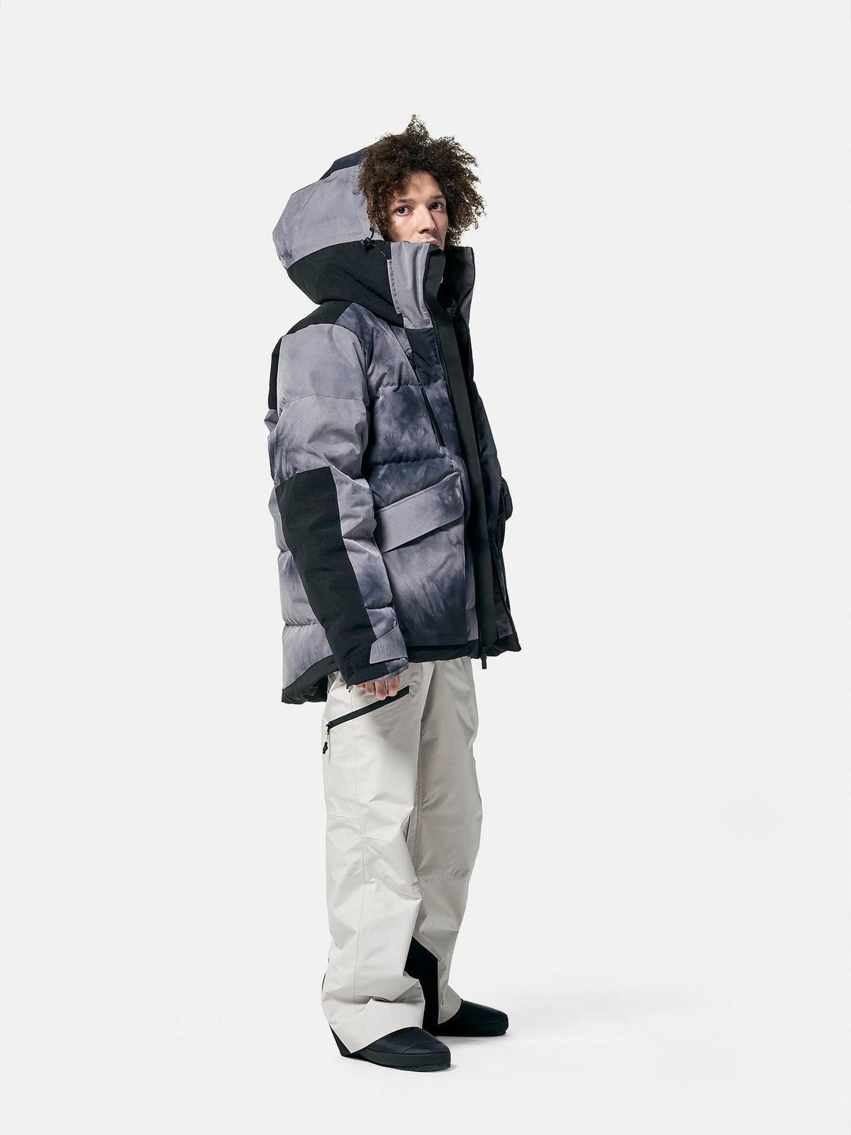 Holden Outerwear Peak Daunenparka - Haze Dye