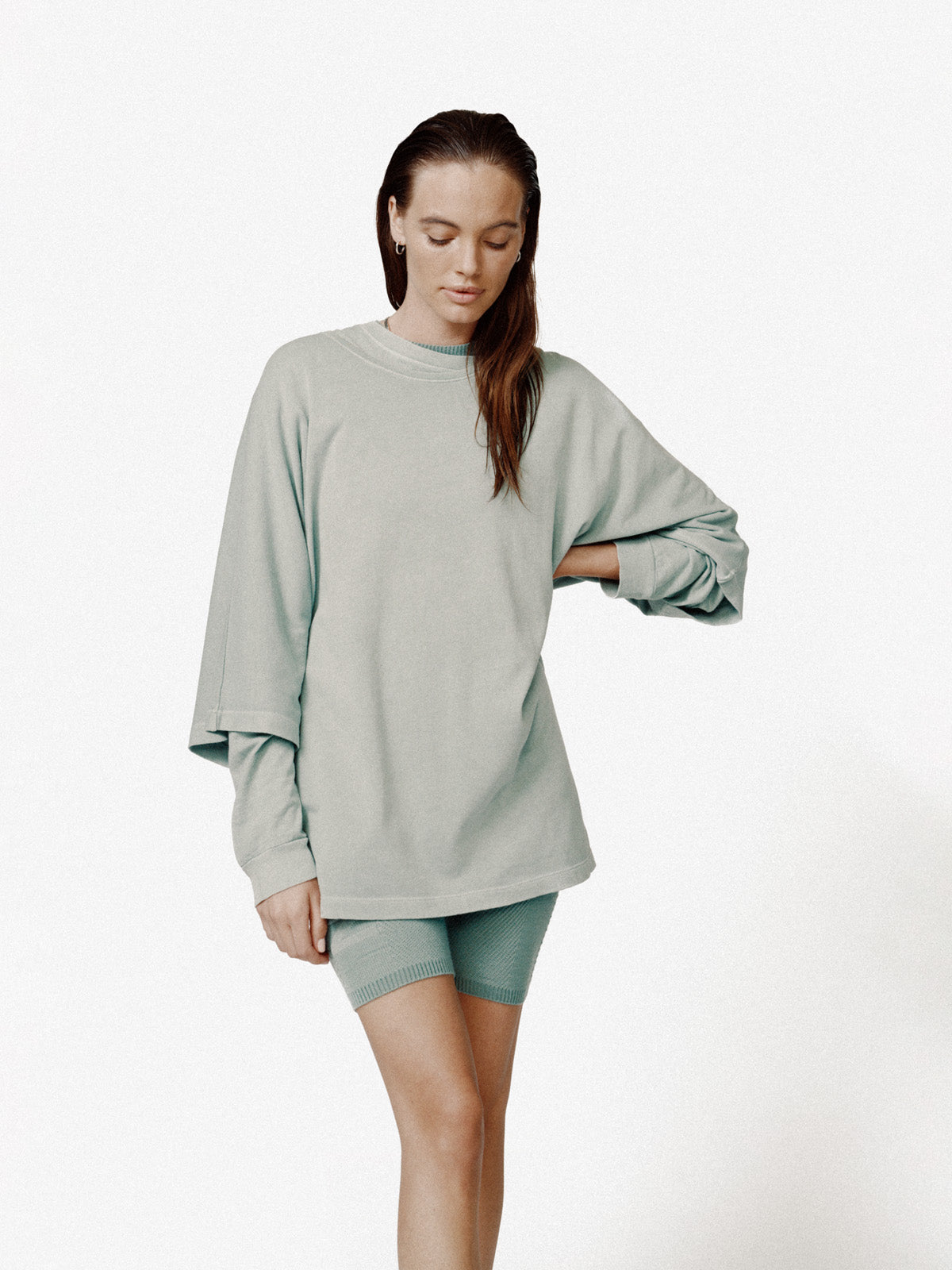 Top de punto Dojo de Holden Outerwear en color salvia