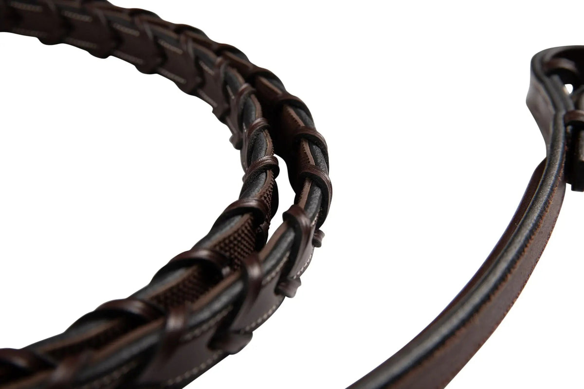 Huntley Equestrian Fancy Stitched Laced Reins