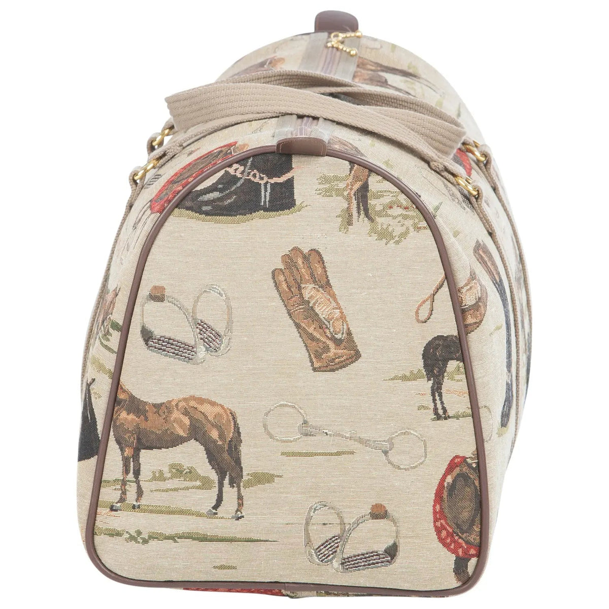 Huntley Equestrian - Huntley Equestrian Tapestry Duffle Bag-English Design - English Design - View 3