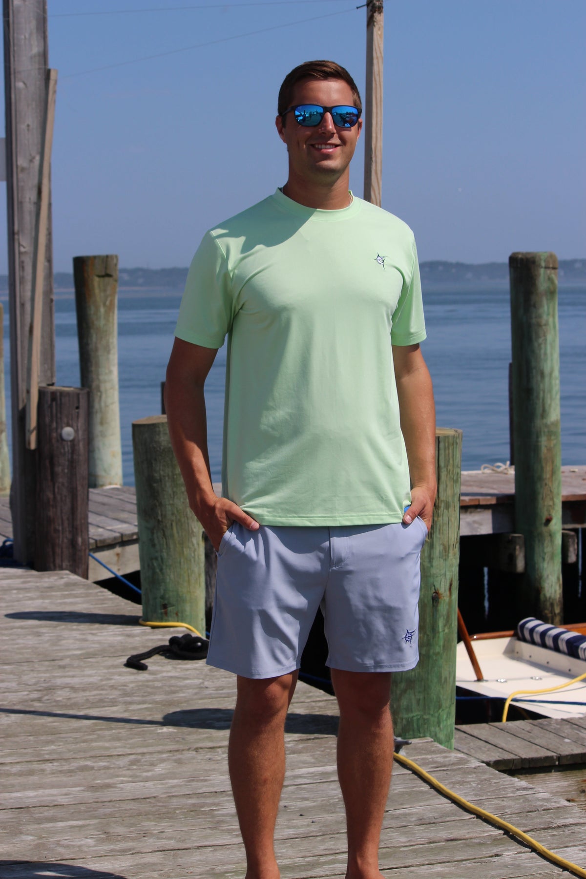 White Water Life Dockside Performance-T-Shirt