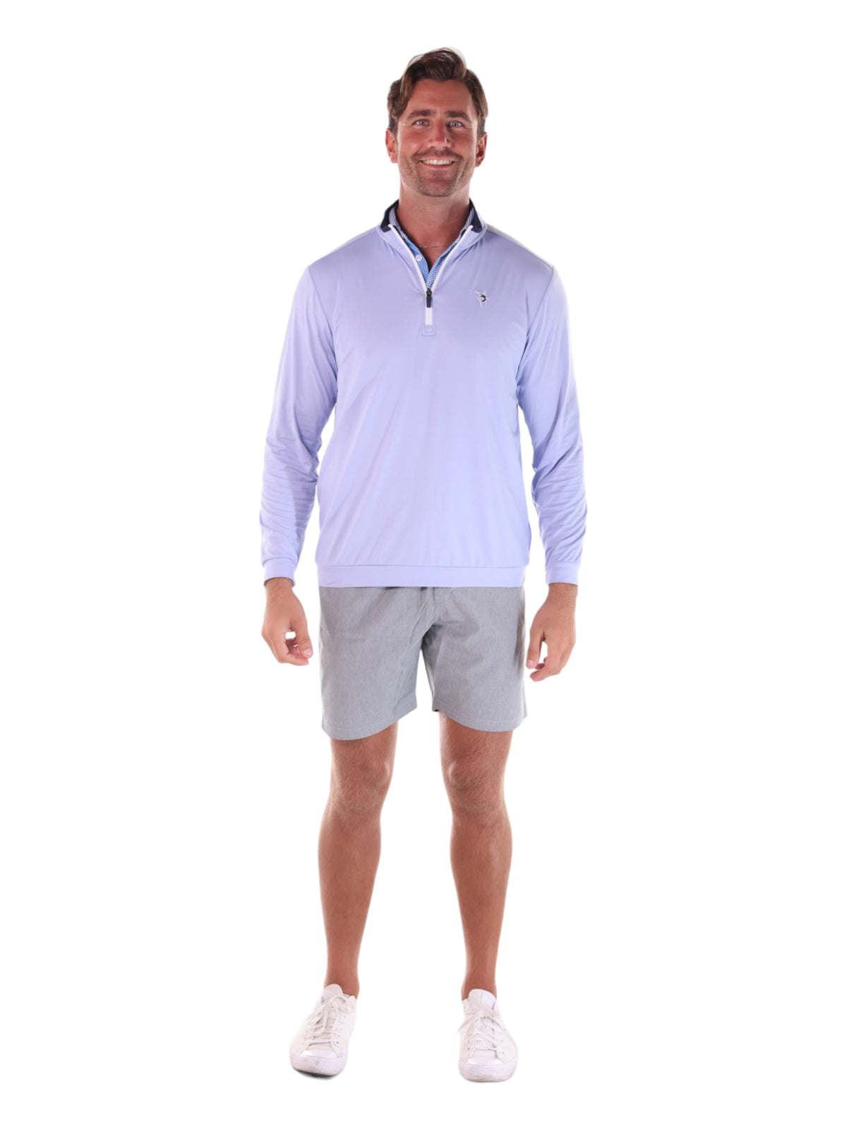 White Water Life Long Beach Quarter Zip ultrasuave y ligero
