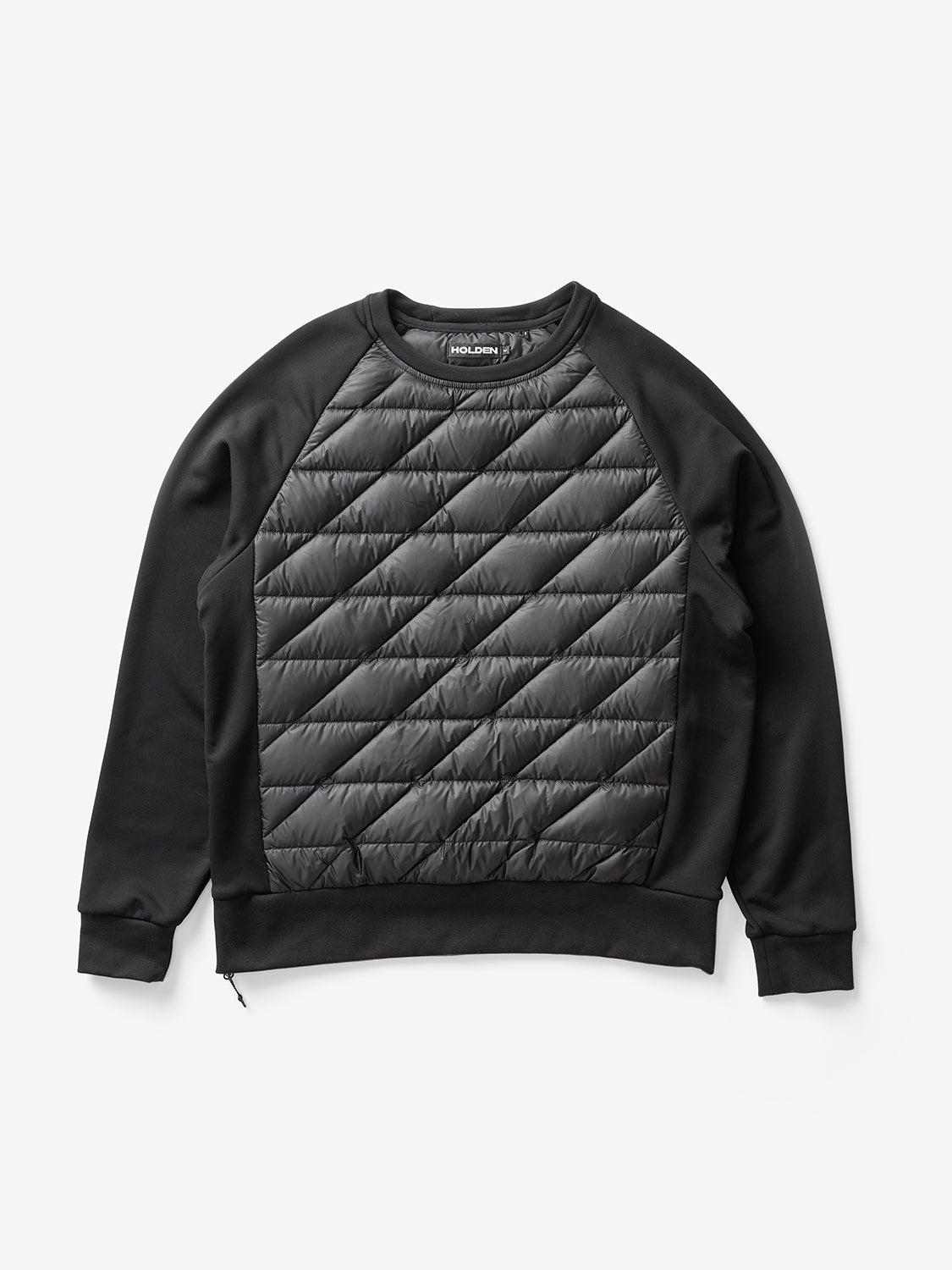 Holden Outerwear Daunen-Crewneck-Pullover - Schwarz