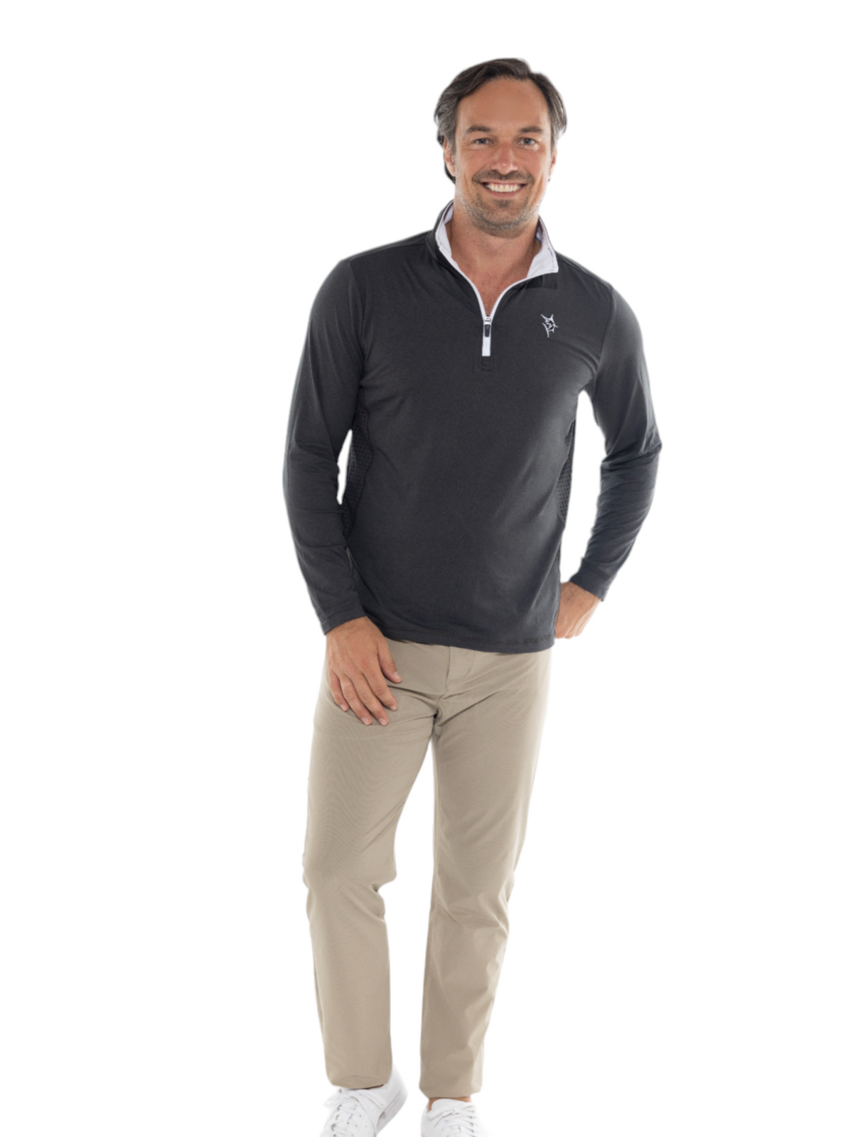 Haut zippé performance Monterey White Water Life