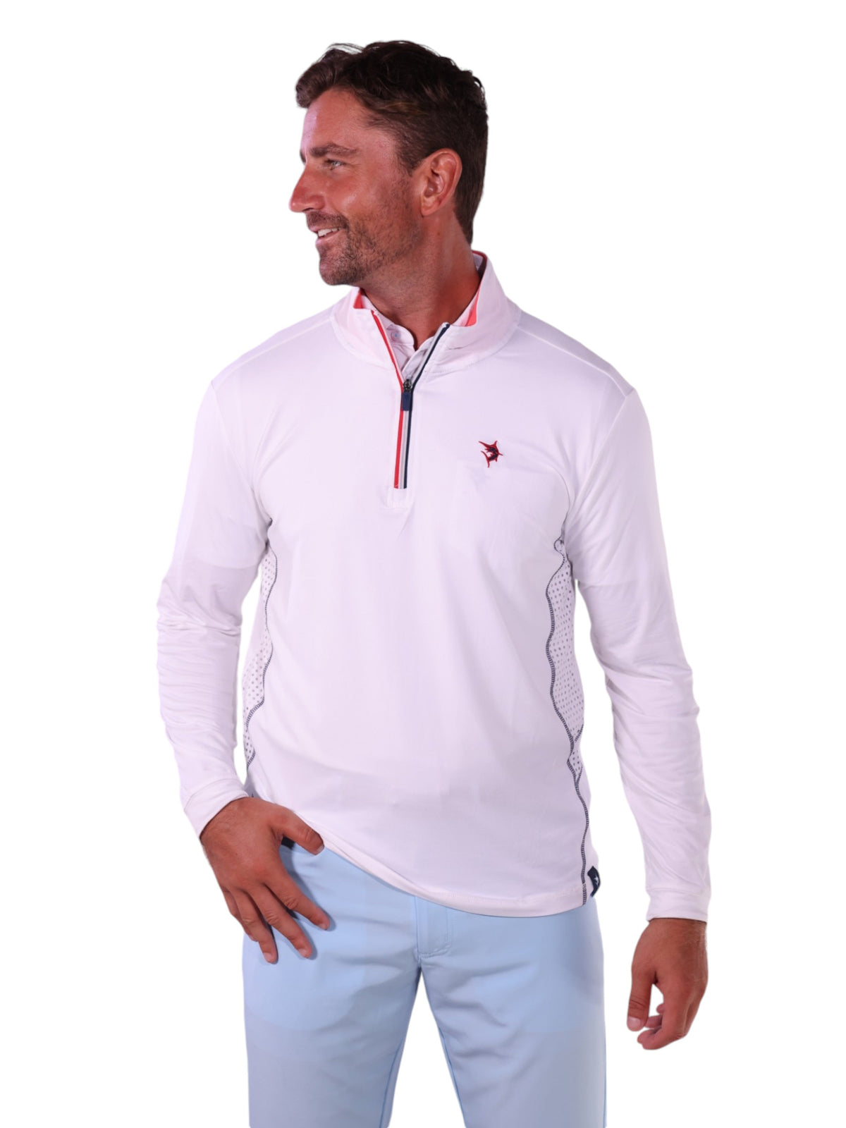 Haut zippé performance Monterey White Water Life