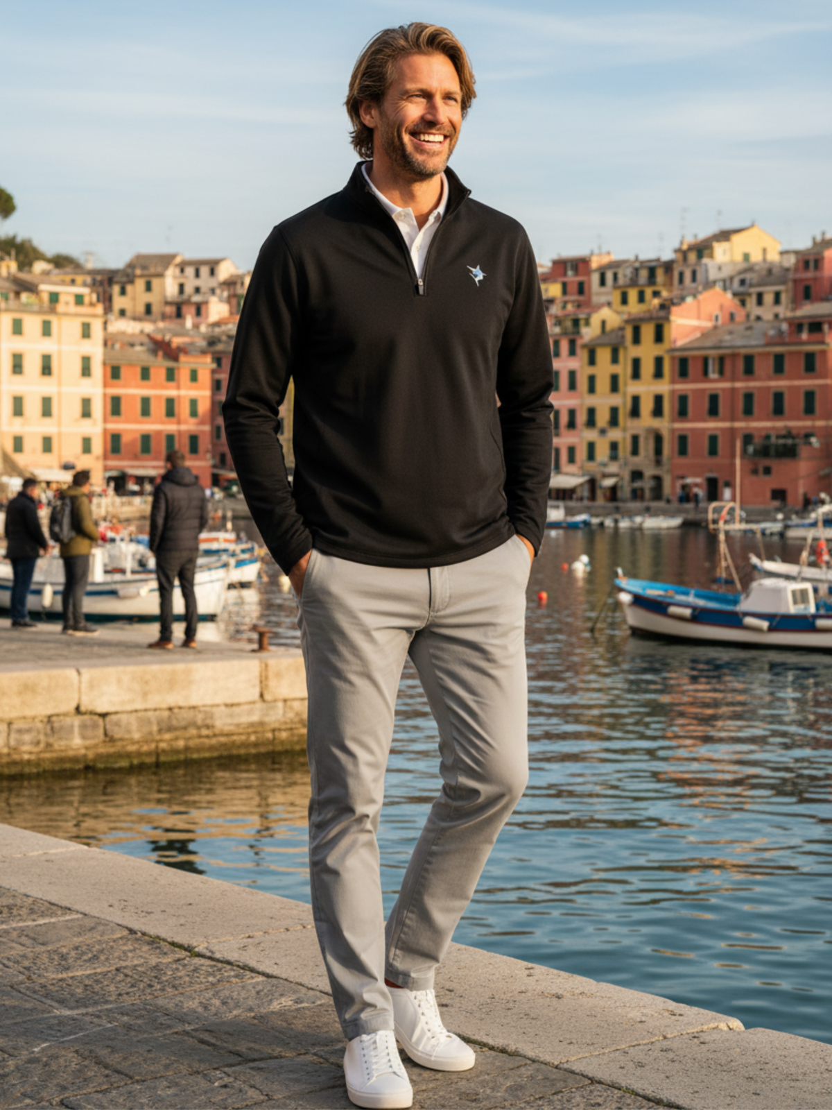 Sudadera Montauk Quarter Zip de White Water Life