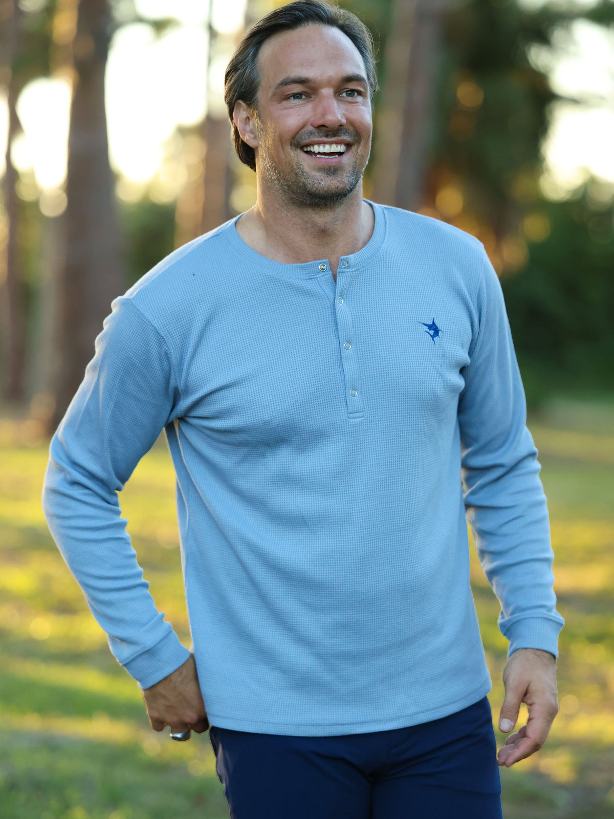 Chemise Henley à manches longues Mystic de White Water Life
