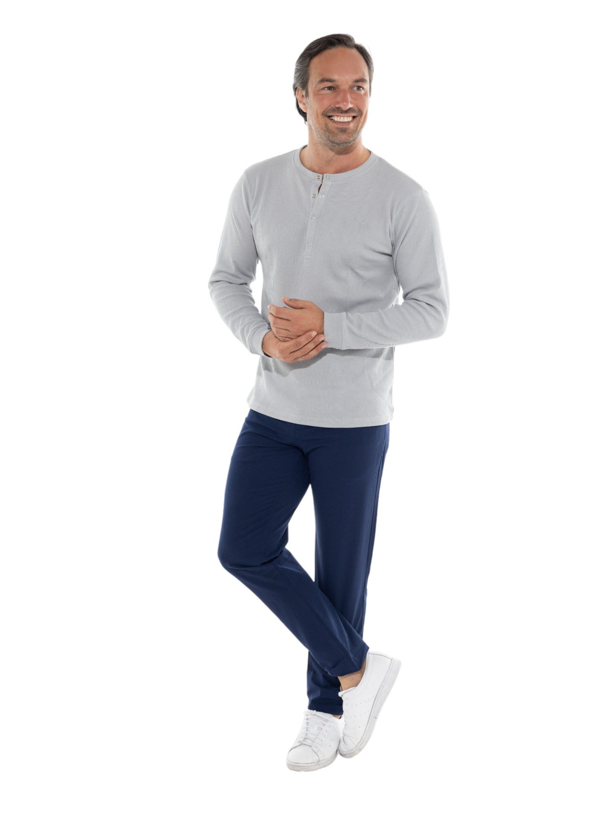 Camiseta térmica de manga larga Mystic Henley de White Water Life
