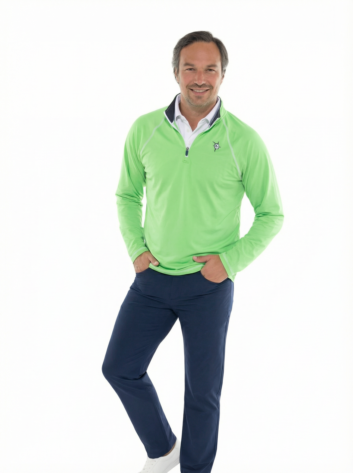 Pull zippé New Harbor White Water Life - Confort absolu