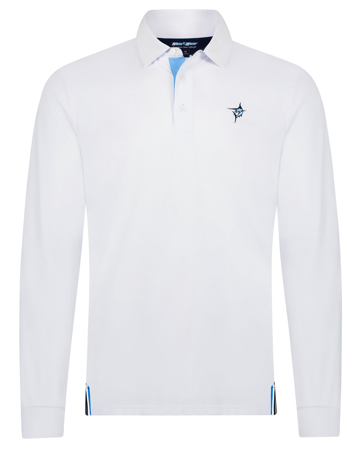 Polo de manga larga de alto rendimiento White Water Life Coast